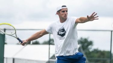 Rodríguez TAverna estuvo en Wimbledon y ahora irá al US Open.