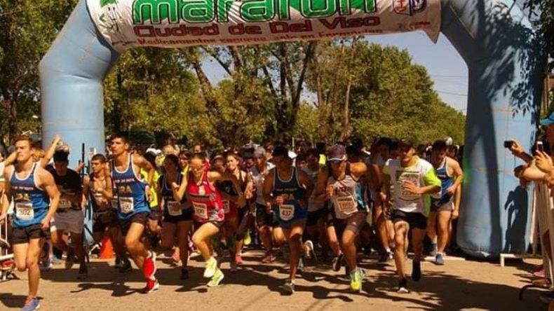 La maratón de Del Viso va por su 14º edición, el próxmo 28 de noviembre. .