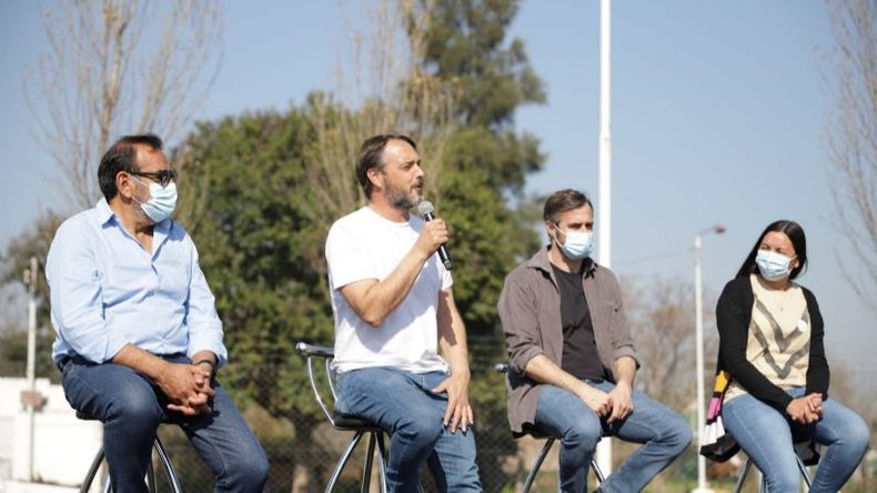José Molina, Santiago Laurent, Federico Achával y Eva Molina..
