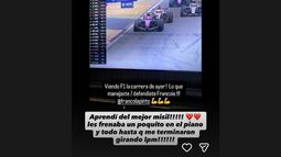 Colapinto y Matías Rossi se elogian por Instagram