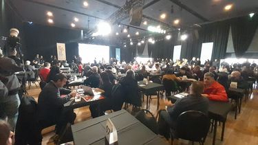 La ronda de negocios colmó uno de los pabellones de la feria.