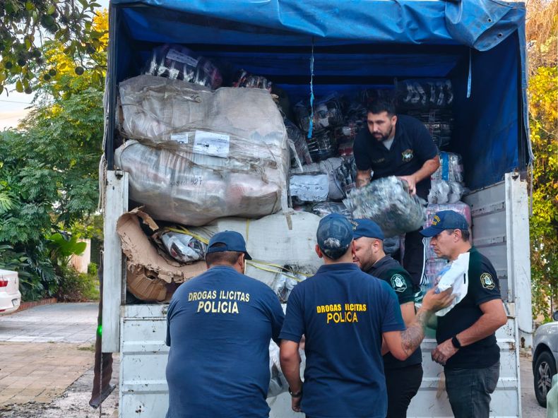 La mercadería secuestrada en operativos fue donada a Bahía Blanca por el Juzgado Federal de Campana.