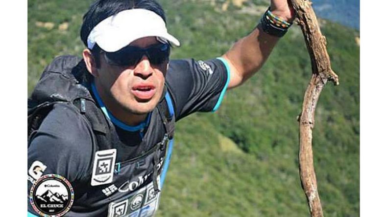 ELITE. Diego Santillán, del Caldaras Team, en plena competencia..