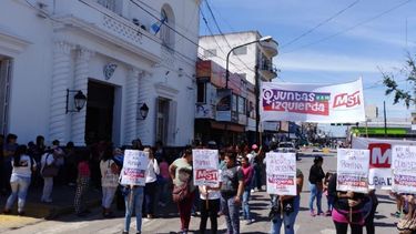 marcharon por una joven que murio en el sanguinetti tras realizarse un aborto