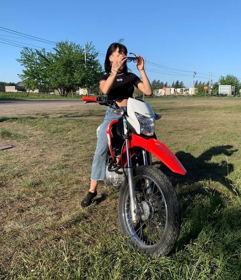 TRAGEDIA. El último posteo en Instagram fue precisamente una imagen a bordo de la moto.