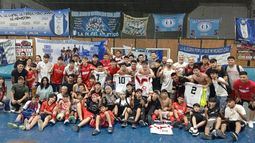 El festejo de Sportivo Pilar en Boulogne. El festejo de Sportivo Pilar en Boulogne.