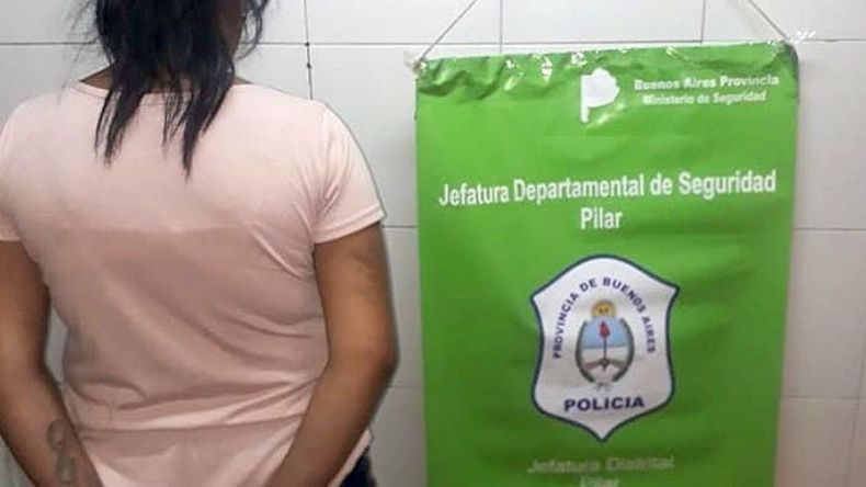 ARRESTADA. La joven se negó a declarar ante la Justicia..
