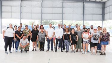 ENCUENTRO. Achával y Laurent, con los movimientos sociales en Peruzzotti..