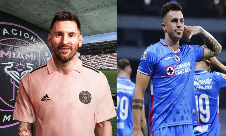 FRENTE A FRENTE. Messi y Lotti podrían cruzarse en el debut de La Pulga.