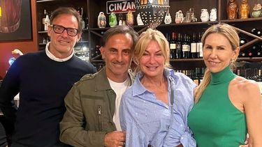diego y yanina latorre, cena con amigos en tinto y soda