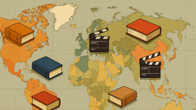 Un mapa para explorar libros, películas, series y videojuegos