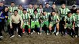 PLANTEL. El equipo de +48 de Abrojal que sueña con lograr el título en la Liga de Manuel Alberti.