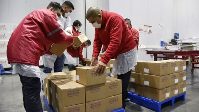 HECHA EN PILAR. Ya circulan 1,8 millones de vacunas de Richmond..