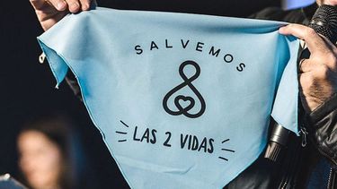 Marcha celeste contra el aborto