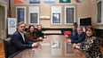 Federico Achával y sus pares Federico Otermin y Mariel Fernández se reunieron con los diputados nacionales Germán Martínez, Guillermo Michel y María Teresa García.