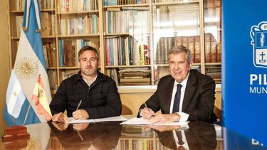 Federico Achával con el Director General de la Fundación INCYDE, Javier Collado.