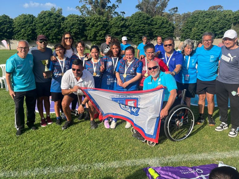 El Fútbol Femenino PCD de Pilar también logró el campeonato en La Feliz.