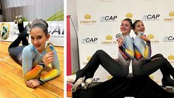 MEDALLISTAS. Pilar Santana (oro), Luana Pérez (plata) y Ailén Santagata (oro) posan con sus logros en Neuquén.