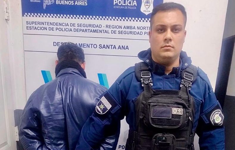 DETENIDO. Fue aprehendido junto al resto de los integrantes de la banda.