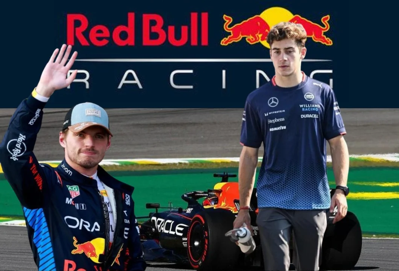 ¿SERÁ? La posible llegada de Franco Colapinto a Red Bull Racing.