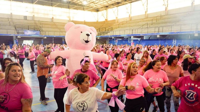 Una nueva masterclass de zumba en Pilar.