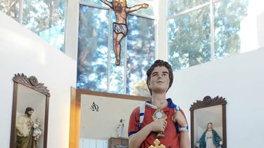 Las reliquias de Carlo Acutis fueron exhibidas en la Iglesia Nuestra Señora de la Paz.
