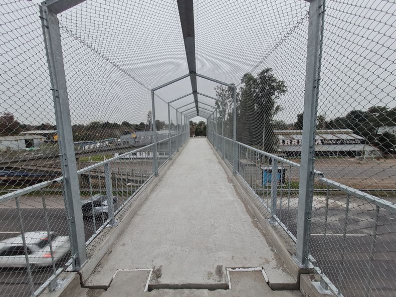 El puente fue reemplazado luego de más de un año.