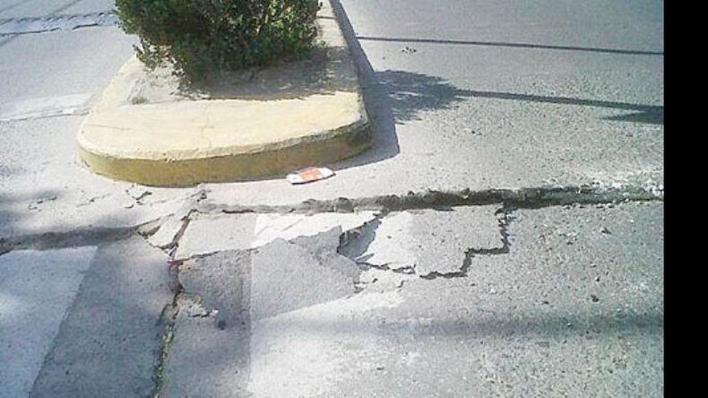 Gabriel Lagomarsino mostró en su Twitter la esquina de Márquez y Costa..