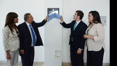 Zúccaro y Achával inauguraron la nueva oficina de Empleo..