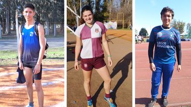 Daniel Luna, Felicitas Juri y Bautista Olguín son parte de los clasificados a Mar del Plata.