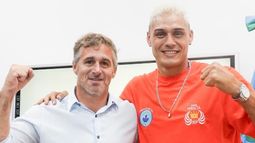 Una tradición: Yamil Peralta y la visita al intendente de Pilar, Federico Achával.