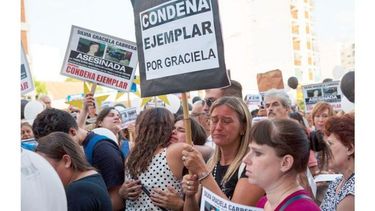 (Gentileza. Rodrigo Néspolo). “CONDENA EJEMPLAR”. Principal pedido de los familiares..