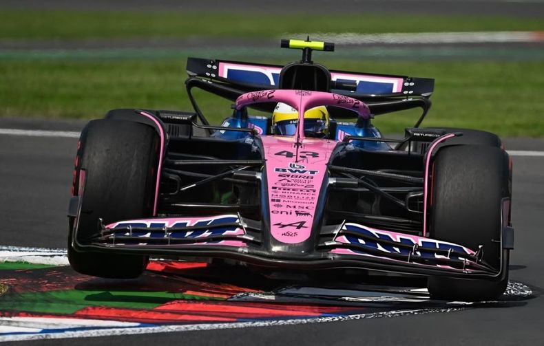 Franco Colapinto remó desde el fondo en el GP de México.