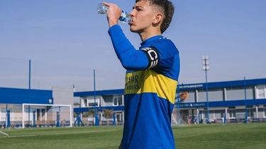 PROMOCIÓN. Camilo jugará en 2024 en la Quinta División de Boca.