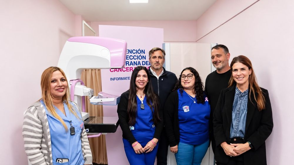 INCORPORACIÓN. El nuevo equipamiento de sumó este lunes al Sanguinetti.