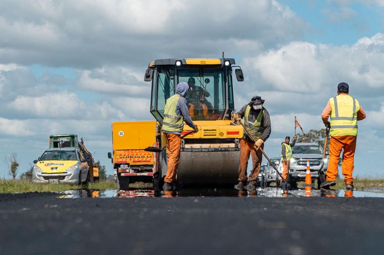 Parte de la ruta 2 se encuentra en obras para llegar en óptimas condiciones a la temporada de verano