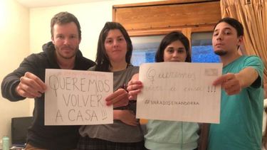 La angustia de un grupo de pilarenses varados en Andorra
