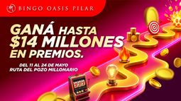 Bingo Oasis Pilar inaugura La Ruta del Pozo Millonario Bingo Oasis Pilar inaugura La Ruta del Pozo Millonario