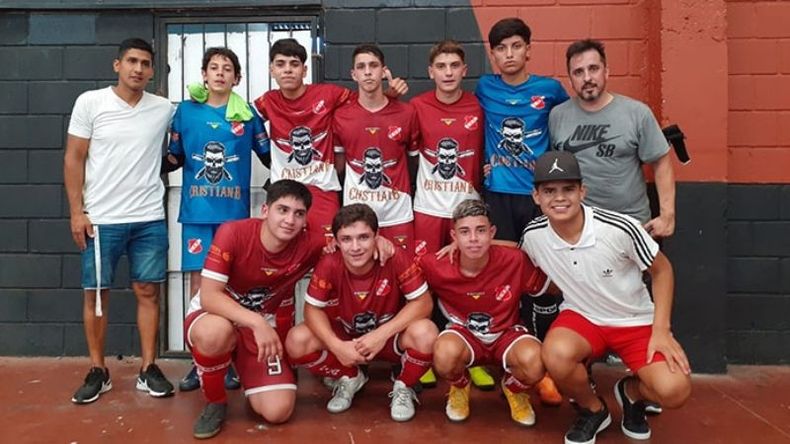 EQUIPO. Los chicos de la Quinta División de Sportivo..