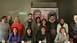 A LA MESA. Solano y Ripoll acompañaron a Natalia Espasa en Pilar.