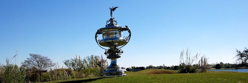 TROFEO. La Copa El Hogar, en la cancha de GC Argentino.