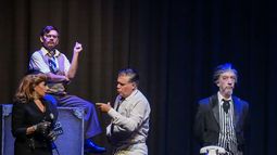 La obra se presentó este sábado en el Teatro Gran Pilar. La obra se presentó este sábado en el Teatro Gran Pilar.