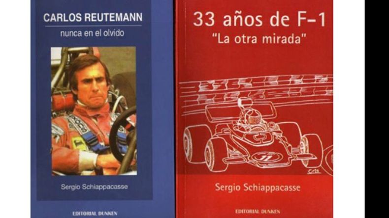 Sus trabajos. “33 años de F-1. La otra mirada” y “Carlos Reutemann. Nunca en el olvido”..