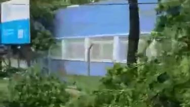 el temporal provoco destrozos en la escuela 20 de manzanares