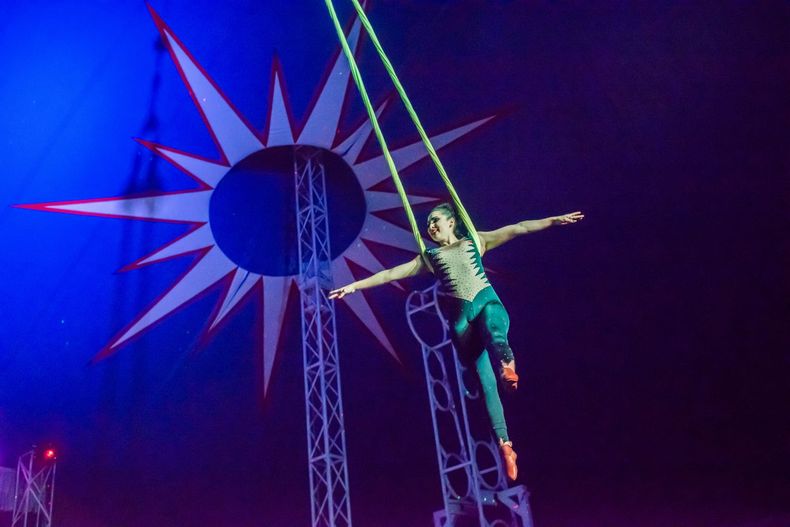 El Circo Sathany se quedará en Pilar hasta principios de junio.&nbsp;