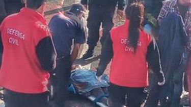 HERIDAS. La mujer y la menor tuvieron que ser trasladadas.