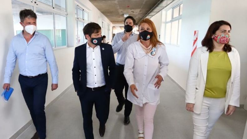 OBRAS. “Estamos saldando la deuda en materia de infraestructura educativa”, señaló Kiciloff..