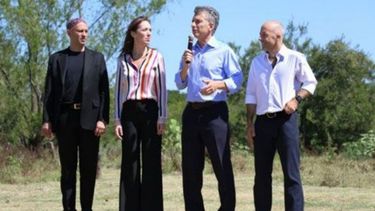EN LA RESERVA. En febrero, Macri lanzó la idea en Pilar..