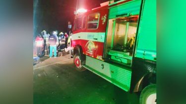 Intervino personal de Bomberos de Presidente Derqui.  Intervino personal de Bomberos de Presidente Derqui.