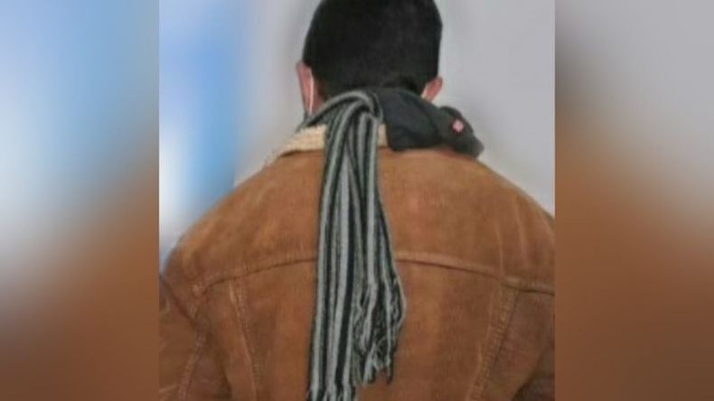 APREHENDIDO. Tiene 45 años y logró ser reducido por la policía. .